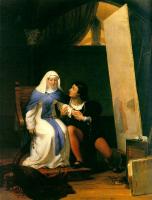 Paul Delaroche - Filippo Lippo Falling in Love with his Model